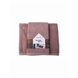 GOODMAN GLOBUS Grey 1 Striped Cotton 600 GSM Bath Towel-image-3