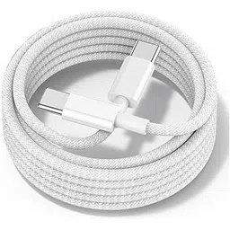 Google Pixel Original Type C to Type C Mobile Data Charging Cable for Pixel 8 Pro/8/8A/7 Pro/7/7A/6 Pro/6/6A/5/ChromeBook Laptop/Buds/and Other USB C Device Support for Nothing phone 2/1, 30W-picture-14