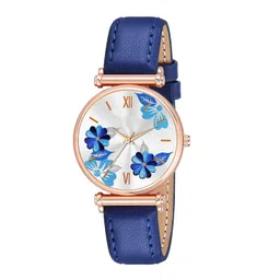 Gopal Shopcart Unisex Dial & Leather Straps Analogue Watch C34 RG Fosil BLU Leather_F-picture-32