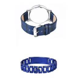 Gopal Shopcart Unisex Pack of 2 Analogue Watch B9050 C1001BLU NEW CD K Bracelet image 3