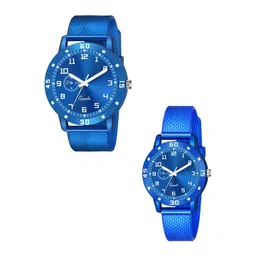 Gopal Shopcart Unisex Pack of 2 Analogue Watch C_1001 BLU D Aeviyo Couple S_F-picture-12
