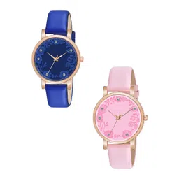 Gopal Shopcart Unisex Pack of 2 Printed Round Tang Regular Analogue Watches-C36RG-picture-15