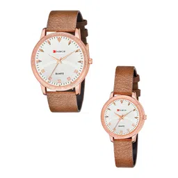 Gopal Shopcart Unisex Pack of 2 Textured Round Tang Regular Analogue Watches-picture-13