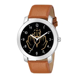 Gopal Shopcart Unisex Printed Round Tang Regular Analogue Watch-GR01SLV Islamic NUM03-picture-27