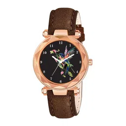 Gopal Shopcart Unisex Printed Round Tang Regular Analogue Watch-GR379RG-picture-12