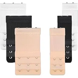gopinath autolink 6 Pieces Bra Extenders For Women's 2 Hook / 3 Hook Comfortable Stretchy Bra Extension Elastic Strap-picture-12