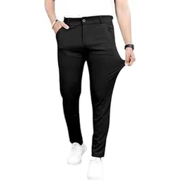 gopunj Men's Stretchable Stretchable Formal Pant Trousers | Stylish Slim Fit Men's Wear Trousers for Office or Party-picture-46