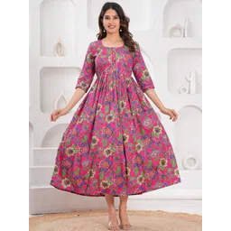 Gora Laxmi Women Pink Kurtas-picture-15