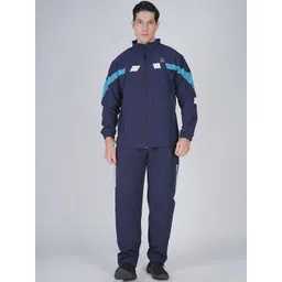 GOTO Men Mock Collar Colourblocked Tracksuits-picture-15