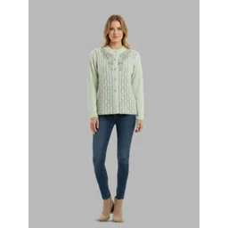 Gouri Women Embroidered Woollen Cardigan-picture-19