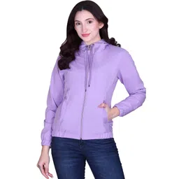 Gouri Solid Women Wind Cheater-picture-32