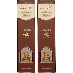Gowdurbar Flower Incense Sticks – 90g [Pack of 2] Sahasra - Kewda Aroma | 100% Natural | Ancient Formula for a Pure & Pleasant Environment-picture-28