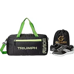 gowin Nx-2 Black/Grey Size-10 with Triumph Gym Bag Fusion Pro-88 Grey/Lime-picture-27