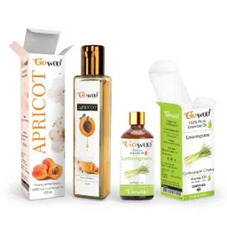 GoWoo 2 Pcs 10ml Natural Lemongrass Aroma Oil &a; 100ml Apricot Carrier Oil Set, GWOC759-P28+P166-picture-11