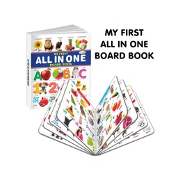 MY FIRST ALL IN ONE BOARD BOOK (Waterproof, Dust-Resistant, Big Fonts, Hard Laminated, Realistic Pictures, Tear Resistent) | Gift Set For Kids-image-37