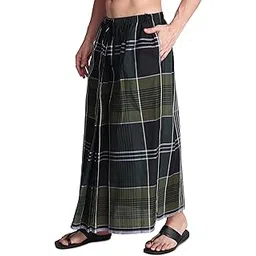 gowri tex Elastic Premium Cotton Lungis Pack Of 1-picture-13