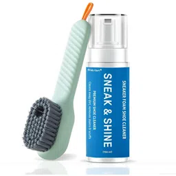 Grab Kart Quick Shoe Cleaning Kit All Shoes Foam Cleaner & Medium Bristle Shoe Brush Cleaner-picture-11