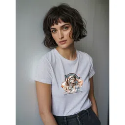 GRACE & JACK Typography Printed Round Neck Puff Print Regular Fit T-shirt-picture-19