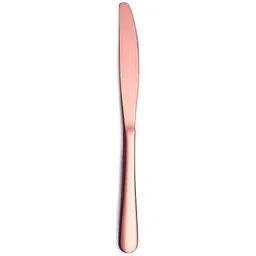gracious mart rose gold Dinner Knife Stainless Steel Titanium Plating Shiny rose gold knife Stainless Steel Dessert Knife, Table Knife Set-picture-44