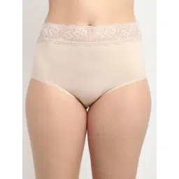 Gracit Beige Cotton Lace Work Panties - Pack Of 2-picture-23