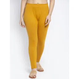 Gracit Black & Yellow Mid Rise Leggings - Pack Of 3 image 5