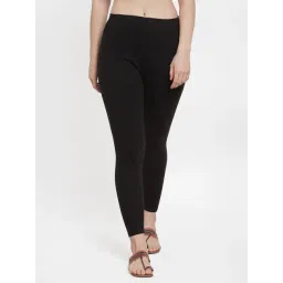 Gracit Black Regular Fit Leggings-picture-32