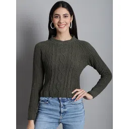 GRACIT Cable Knit Woollen Pullover-picture-38