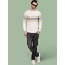 GRACIT Men Striped Woollen Pullover-picture-25