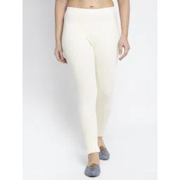 Gracit Mustard & Blue Mid Rise Leggings - Pack Of 3 image 5