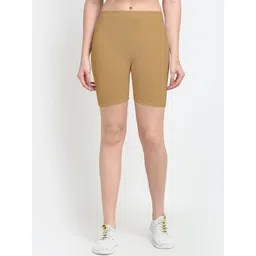 GRACIT Women Beige Cycling Sports Shorts-picture-19