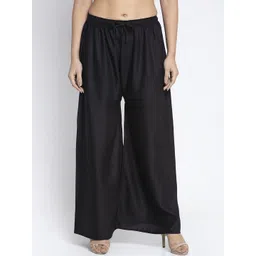 GRACIT Women Black Ethnic Palazzos-picture-19
