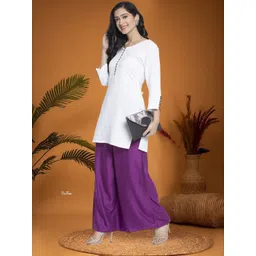 GRACIT Women Flared Knitted Ethnic Palazzos-picture-27