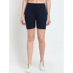 GRACIT Women Navy Blue Cycling Sports Shorts-picture-17