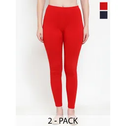 GRACIT Women Pack Of 2 Ankle Length Leggings-picture-36