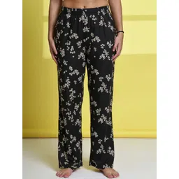 GRAGE Women Printed Mid-Rise Lounge Pants-picture-36