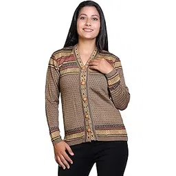 grand line GRANDLINE Winter WEAR Women SEMI-Winter Cardigan with Polka DOT Designs-picture-47
