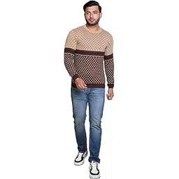 grand line Men's Acrylic Woolen Sweater Regular Fit Sweater Winter Wear Round Neck Full Sleeve Solid Sweater for Men's | Suitable Size is Medium and Large | Multicolor | GL/Men Sweater/27-picture-10