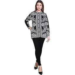 grand line Women Sweater for Winter Woolen Acrylic Full Sleeves V Neck Stylish Design Cardigan Girls/Ladies|Black03-picture-48