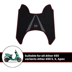grandbiker Foot Mat Rubber Anti Skid Floor Mat Compatible with A.t.h.e.r 450x Ather Universal For Bike Two Wheeler Mat-picture-18