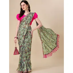 Granthva Fab Floral Silk Blend Saree-picture-31