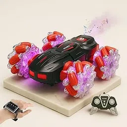 GRAPHENE 4WD Offroad Remote Control Car Toy Extreme Smoke Drift Car 4X4 Crawler Rotating Rechargeable Spray Stunt High Speed 360° Double Sided Racing Mist Climbing RC Light & Music Adults Boy Girl-picture-29