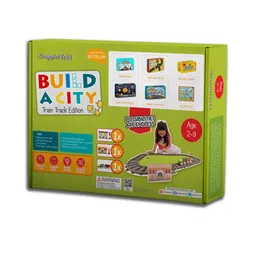 GrapplerTodd Railroad Train Track Set - 31 Pieces Fun Playing Puzzle Road Set, Premium Wooden and EVA Foam, Indoor & Outdoor Toys, Action Toys 2-9 Years image 2