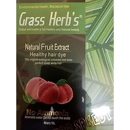 grass herb's Green Herb's Natural Fruit Hair Dye (Black),1 Count-picture-50