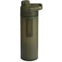 GRAYL UltraPress 16.9 oz Water Purifier & Filter Bottle for Hiking, Backpacking, Survival, Travel (Olive Drab)-picture-14