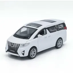 great work 1:24 Die-cast Toyota Toy car Metal Cars Alphard Toy car Pullback Toy car for Kids Best Gifts Vehicle Toys for Kids Sound and Light Pull Back Cars Toys & Truck Cars Boys (VB32481) - White-picture-24