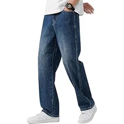 greciilooks Men Jeans Pants | Denim Jens | Baggy Sty for Man | Regular Fit's | Mid RiseLoose Fit & Stylish Jeans for Men's-picture-23