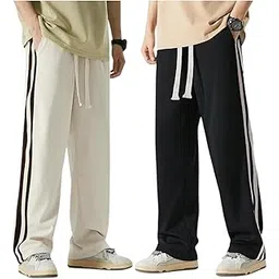 greciilooks Men's Loose Mid Rise Casual Trousers Pants | Regular | Sports Stylish Treck Pant | Sweatpants (Available in Plus Size and Combo Pack of 2)-picture-47