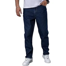 greciilooks Men's Regular Fit Straight Cut Denim Jeans – Low Rise Comfortable Casual Wear Pants for Daily Use, Streetwear, and Outdoor Activities-picture-22