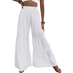 greciilooks Women's Boho Harem Pants | Loose Fit Baggy Trousers with Elastic Waistband | Casual Yoga & Lounge Wear-picture-39