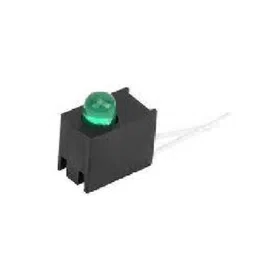 Green 3MM Single Hole LED Light Holder with Light (Pack of 10)-picture-36